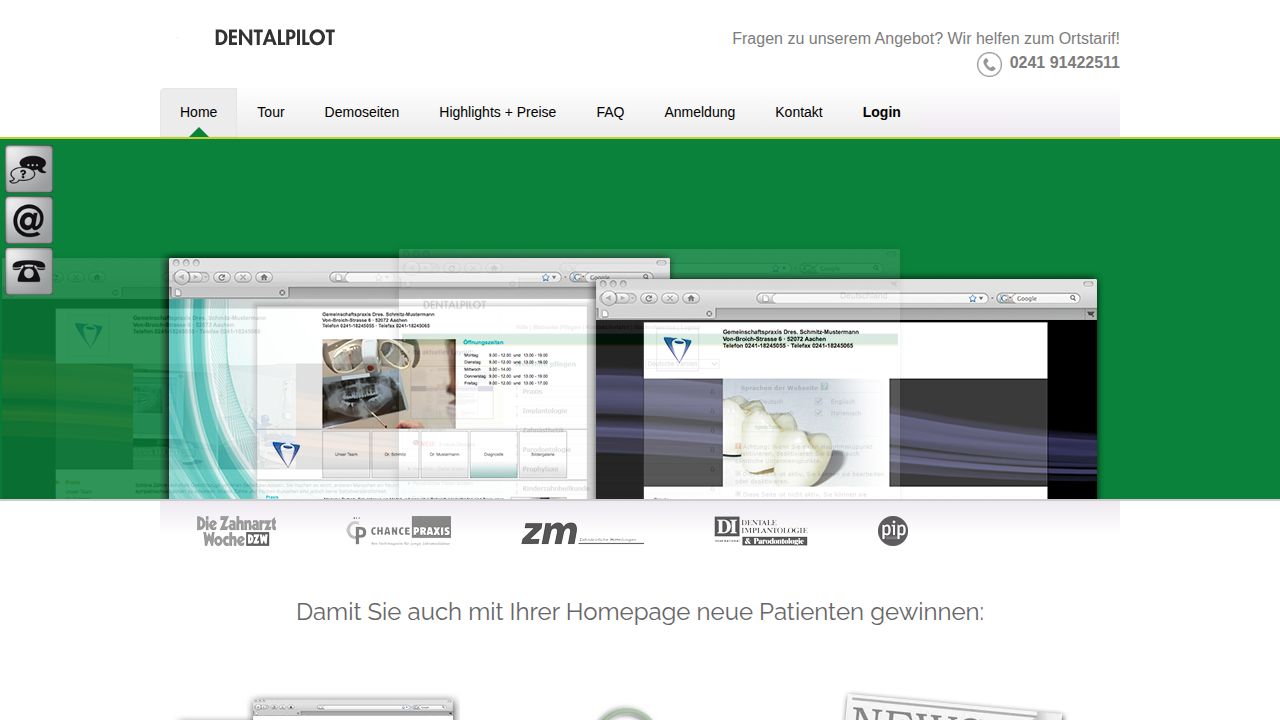 Startseite der Internetseite von Dr. Alexander Mirgorod